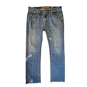 BKE Jeans Men 36 Derek Bootcut Distressed (W36 L34)